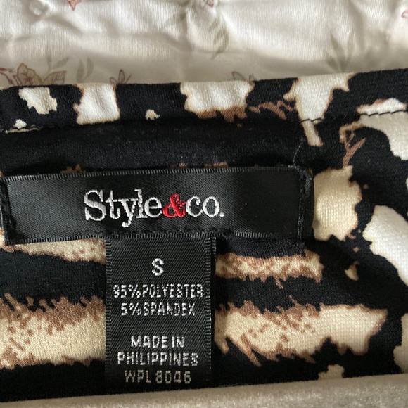 Style & Co. Cowl Neck Top Size S - Picture 3 of 6